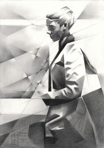 Portrait géométrique moderne
