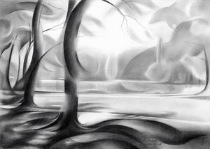 Reflet de la forêt mystique
