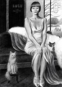Le glamour vintage et les chats