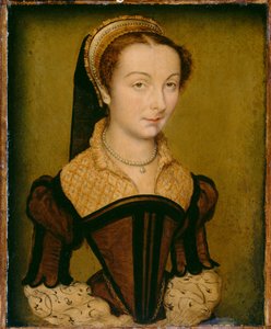 Portrait of Louise de Halluin, dame de Cipierre - Corneille de Lyon