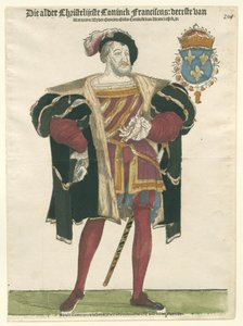 Portrait de François Ier 1494-1547, roi de France, duc de Bretagne, comte de Provence, vers 1540