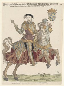 Portrait du roi Henri II de France à cheval, 1542-1543