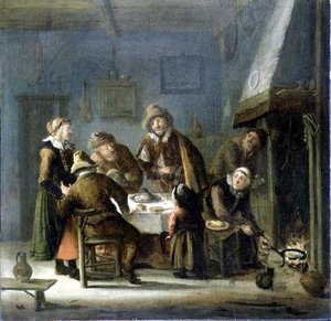 Groupe dans un intérieur