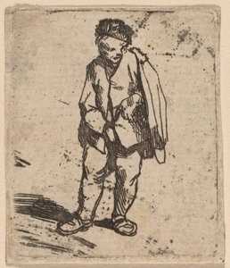 Homme en manteau court