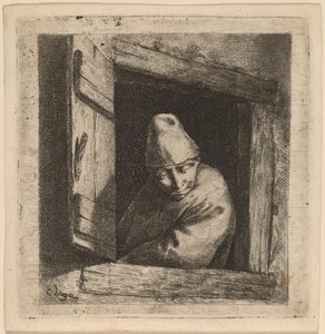 Le Paysan à une Fenêtre - Cornelis Pietersz Bega