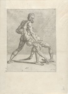 Deux escrimeurs (série Zwaardvechters)