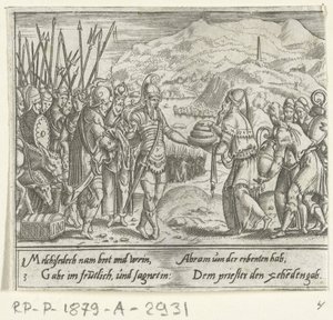 Abraham et Melchisédech (Het leven van Abraham) - Cornelis Bos