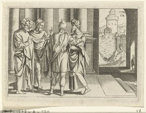 Barnabé amène Paul aux apôtres - Cornelis Bos