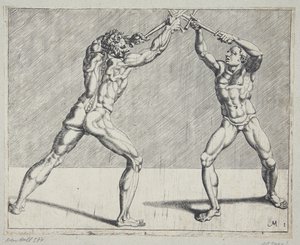 Deux escrimeurs