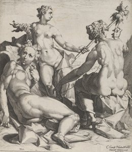 Les trois Parques, vers 1589 - Cornelis Cornelisz van Haarlem