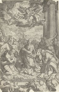 Adoration des bergers - Cornelis Cort