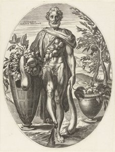 Automne (Goden van de landbouw) - Cornelis Cort