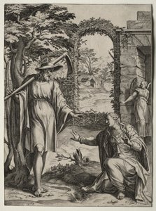 Le Christ apparaissant à Marie-Madeleine - Cornelis Cort