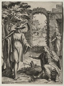 Le Christ apparaissant à Marie-Madeleine, 1567 - Cornelis Cort