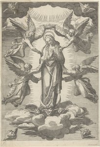 Ascension et couronnement de Marie - Cornelis Cort