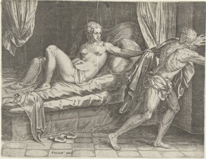 Joseph et la femme de Potiphar - Cornelis Cort