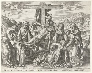Descente de Croix - Cornelis Cort