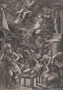 Martyr de Saint Laurent, 1571 - Cornelis Cort