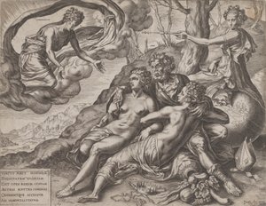 Les récompenses immortelles de la vertu - Cornelis Cort