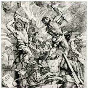 La forge de Vulcain, 16ème siècle, 1937