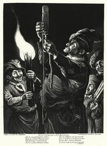 Le public exprimant sa joie à la capture de Namur par Guillaume III d