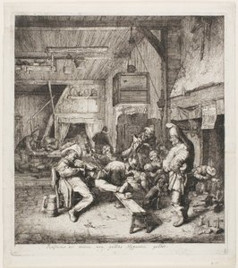 Joueur de violon assis dans l