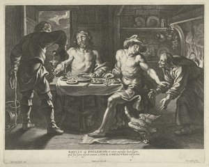Jupiter et Mercure chez Philémon et Baucis