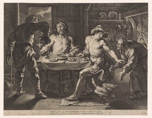 Jupiter et Mercure dans la maison de Philémon et Baucis