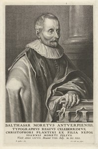 Portrait de Balthasar Moretus - Cornelis Galle (II)