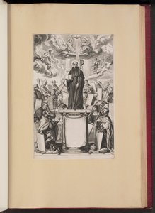 Page de titre pour S. Benedictvs Illvstratvs de Dommo Benedicto Haeftano - Cornelis Galle I after Sir Peter Paul Rubens