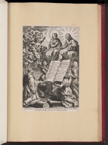 Page de titre pour Ludovicus Blosius, Opera - Cornelis Galle I after Sir Peter Paul Rubens