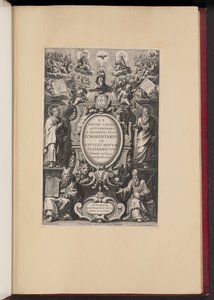 Page de titre pour "Commentarius in Vetvs et Novvm Testamentvm" de R.P. Jacobi Tirini