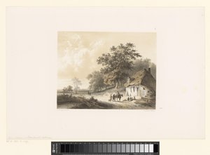 Paysage avec maison - Cornelis Gerrit Verburgh