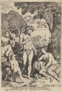 Bacchus console Ariane - Cornelis Holsteyn