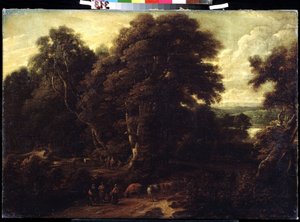 Paysage des Flandres avec troupeau de vaches