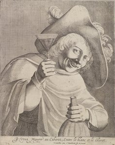 Homme avec un verre
