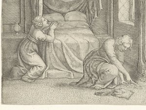 Nuit de noces de Tobie et Sara - Cornelis Massijs