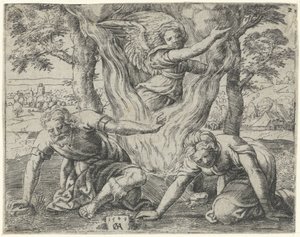 Offrande de Manoach - Cornelis Massijs