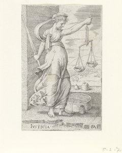 Justice (Justicia, De deugden) - Cornelis Massijs