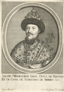 Portrait du tsar Alexis Ier Mikhaïlovitch de Russie 1629-1676, 1670 - Cornelis Meyssens