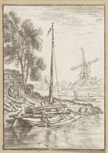 Rivière sinueuse - Cornelis Ploos van Amstel