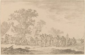 Marché aux bestiaux, 1767 - Cornelis Ploos van Amstel