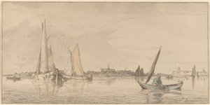 Rivière avec ville