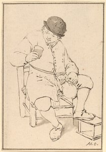 Paysanne Assise avec une Cruche, c. 1763
