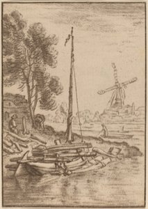 Rivière sinueuse, 1761, publié 1765. - Cornelis Ploos van Amstel