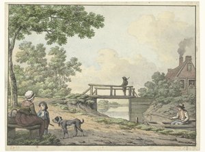 Chien couché - Cornelis Saftleven