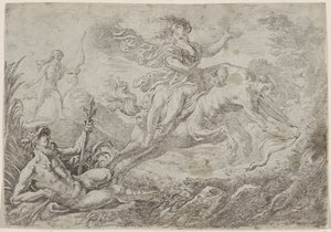 Nessus frappé par la flèche empoisonnée d