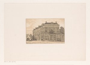 Bloc de maisons du XVIIIe siècle - Cornelis Springer (possibly)