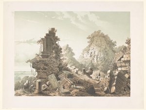 Ruine de Tjandi Lora Djongrang - Cornelis Springer