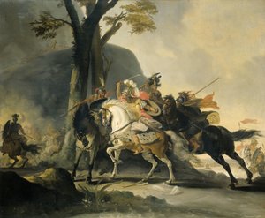 Alexandre le Grand à la bataille du Granique contre les Perses